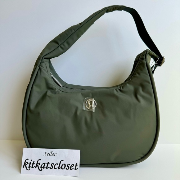 ONLY 1 AVAILABLE!! 🆕 4L GREY SAGE - NWT lululemon mini shoulder bag - Picture 1 of 14